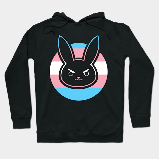 Trans Bunny Hoodie by joehundredaire